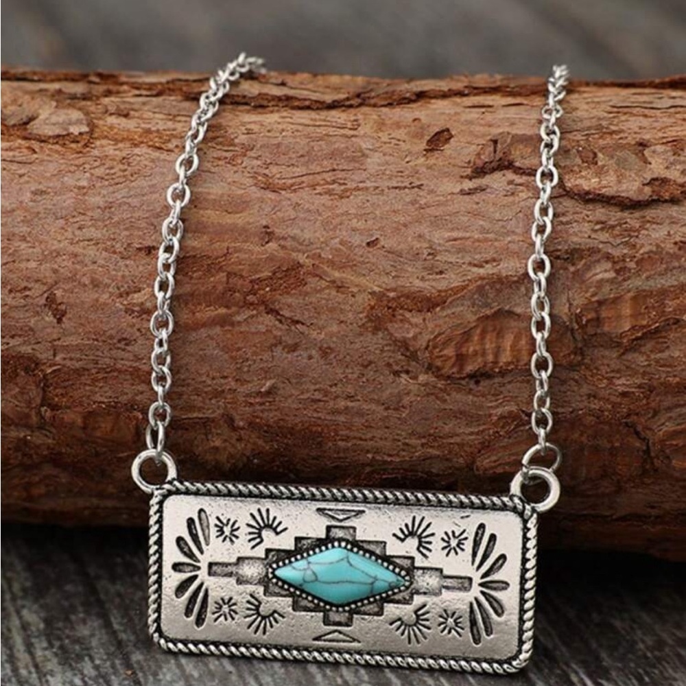 Turquoise Pendant Necklace